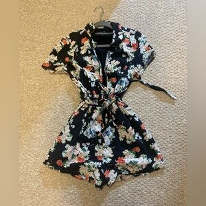 Floral Abercrombie large romper